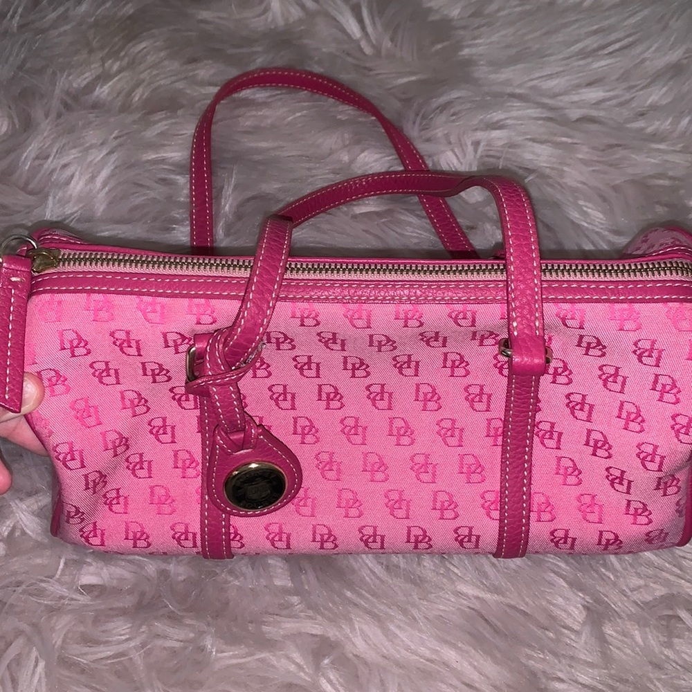 Dooney & Bourke Pink Barrel Bag